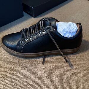 Thursday Boot Company Dark Leather Sneakers